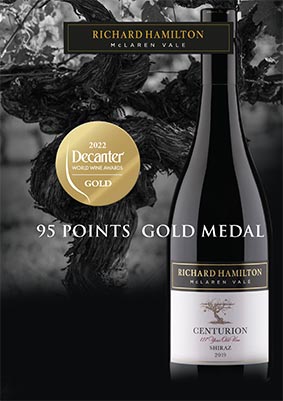 Richard Hamilton Centurion wines GOLD at Decanter World Wine Awards